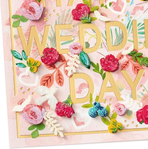 Hallmark Signature Wedding Card (Happy Wedding Day) in Saudi Arabia