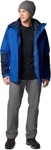 Columbia Men's Point Park Interchange Jacket, Dark Stone/Delta/Black, X-Large in Saudi Arabia
