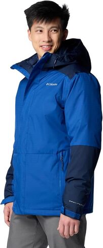 Columbia Men's Point Park Interchange Jacket, Dark Stone/Delta/Black, X-Large in Saudi Arabia