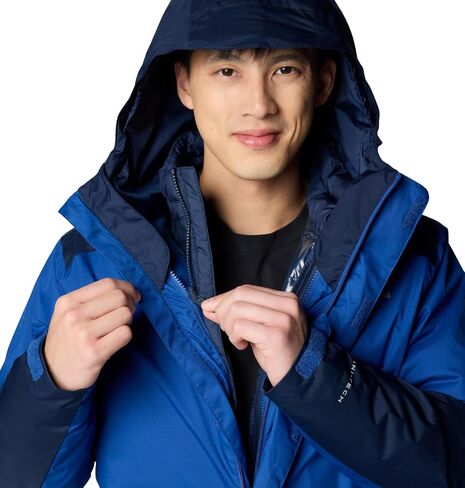 Columbia Men's Point Park Interchange Jacket, Dark Stone/Delta/Black, X-Large in Saudi Arabia