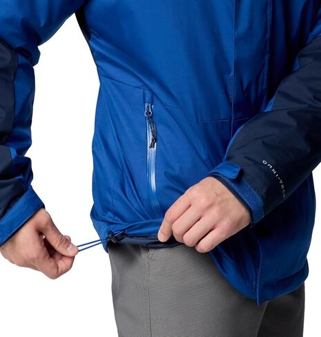 Columbia Men's Point Park Interchange Jacket, Dark Stone/Delta/Black, X-Large in Saudi Arabia