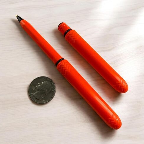 Pokka Pen - the USA Made Pocket Pen – 8 Pack – compact, affordable, lightweight, EDC black ink ballpoint pen – waterproof and floats – carries small, writes big (Black) in Kuwait