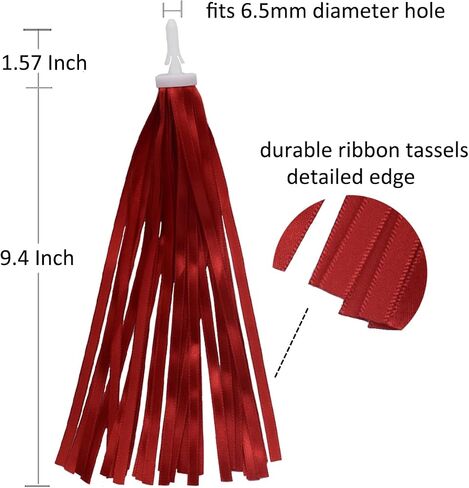 Red Bike Streamers Ribbon Bicycle Tassels for Vintage Bike Decorations in Kuwait