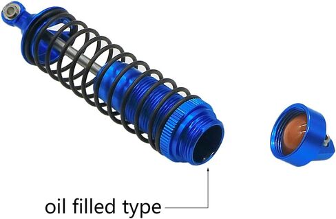 RCAWD صدمات سبيكة كاملة لـ Arrma 1/10 Gorgon 4x2 Mega 550 ترقيات الصدمة الخلفية الأمامية الجزء الأحمر in Kuwait