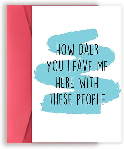 Funny Retirement Card, Best Farewell Gift for Coworkers, Teachers, Nurses & Friends, Blank Inside, Multicolor Cartoon Design, 8x5.3 inches in Saudi Arabia