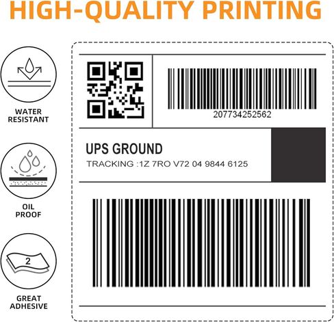 Phomemo 4x6 تسميات الطابعة الحرارية ، 250 حزمة 3ROLL in Kuwait
