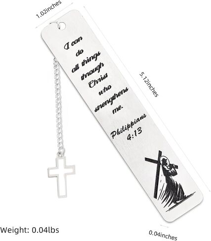 Metal Material Christian Bookmarks with Quote,Silver Bible Bookmark, Heart Bookmark for Reading and Serenity Prayer in Saudi Arabia