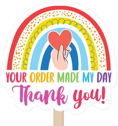 400 PCS Small Business Packaging Supplies Thank You for Your Order Stickers Cute Envelope Seals Stickers Mail Sticker Handmade Business Sticker, 6 Styles, 1.4 Inches(Cute Style) in Saudi Arabia