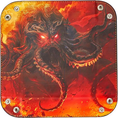 PU Leather DND Dice Trays Portable Dice Rolling Tray Large D&D Dice Storage Tray for Desktop Storage and RPG Board Games in Saudi Arabia