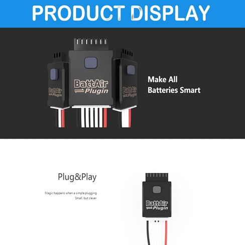 ISDT Battair Bluetooth 2S/3S-4S/5S-6S Controller Checker ، App App Smart Plug for Life/LIPO/LIHV/ULIHV (3pcs) (2S) in Kuwait