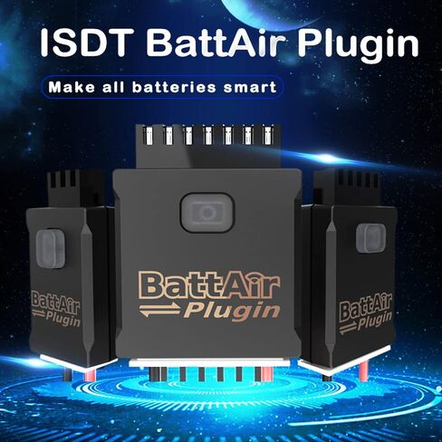 ISDT Battair Bluetooth 2S/3S-4S/5S-6S Controller Checker ، App App Smart Plug for Life/LIPO/LIHV/ULIHV (3pcs) (2S) in Kuwait
