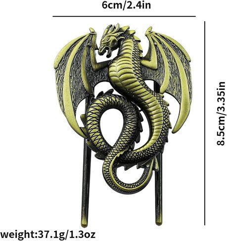 Bookmark,Dragon Metal Book Clip, Journal Clip, Book Page Holder Clip,Vintage Book Clips, Hold Journal Open While Writing and Free Your Hands, Gifts for Book Lovers, Readers, Writers (Dragon) in Kuwait