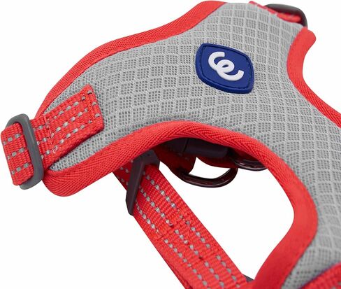 Blueberry Pet Essentials العودة إلى الأساسيات سترة عاكسة لحزام الكلاب، مشمش، متوسطة، أحزمة قابلة للتعديل للكلاب in Kuwait