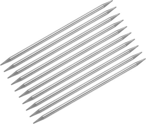 uxcell 10Pcs Knitting Needle 2.0mm Diameter 7.87 Inches Length Stainless Steel Double Pointed Sweater Stitching Needles for Handmade Projects DIY Knitting in Saudi Arabia