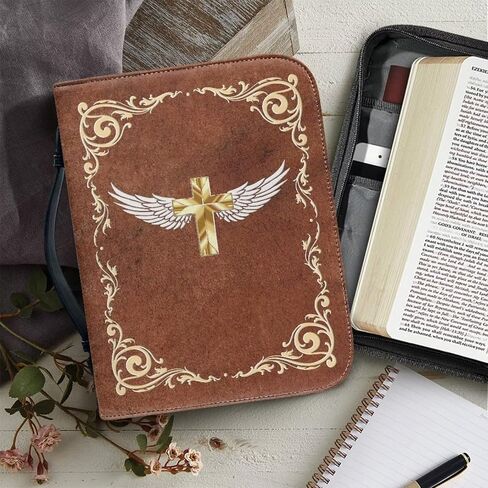 Bible Covers for Women Men Book Cover for Bible Church Tote Bag Protector with Handle in Kuwait