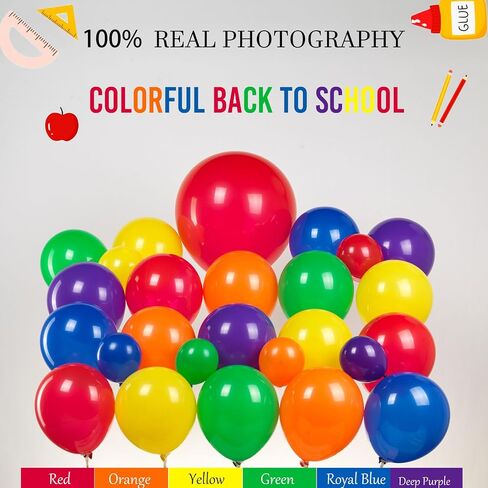 Kozee back to school balloon garland arch kit 120pcs with apple school bus classroom pencil mylar balloon for back to school kid Birthday party decorations in Saudi Arabia