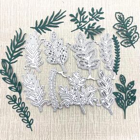 8Pcs/Set Leaf Metal Die Cuts, Leaves Plant Flower Cutting Dies Embossing Stencils for DIY Scrapbooking, Card Making, Album Decoration, Paper Crafts