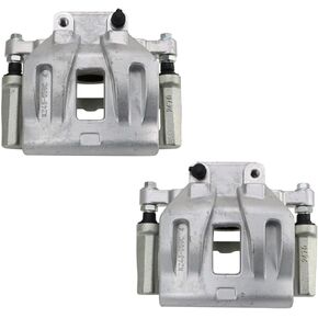 TRQ Front Brake Caliper Set Compatible with 12-21 Chrysler Dodge