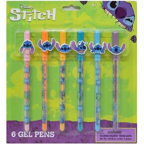 Disney Stitch 6 Pack Gel Pens