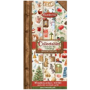 Stamperia International Collectables-Romantic-Home for The Holidays, Multicoloured, 6 x 12 inches