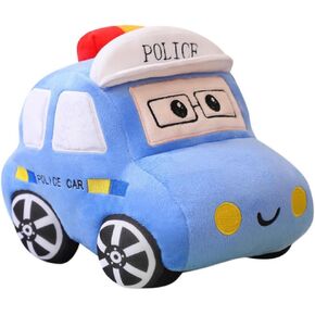Car Stuffed Toy,11.8""/30cm Soft Taxi Plush Toy/Police Car Stuffed ToyStuffed Car Plush Pillow Toy,Gifts for Kids or Birthday Party (Taxi), Blue Or Yellow