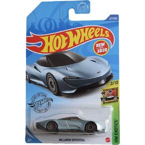 Hot Wheels McLaren Speedtail, [Steel Blue] 227/250 Exotics 2/10