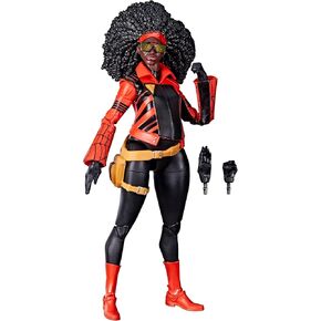 Marvel Legends Series Spider-Man Across The Spider-Verse Jessica Drew 6-inch Action Figure Toy, 2 Accessories
