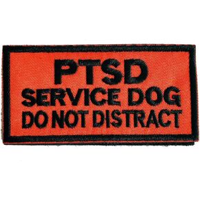 PTSD خدمة الكلب تصحيح صغير الحجم لسترة مجموعة شعار مطرزة الخطاف والحلقة تصحيح in Kuwait