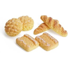 6Pcs 1/12 Miniature Bread Miniature Dollhouse Accessories