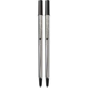 Monteverde Rollerball Refill to Fit Parker Rollerball Pens, Fine Point, Blue Black, 2 per Pack (P222BB)