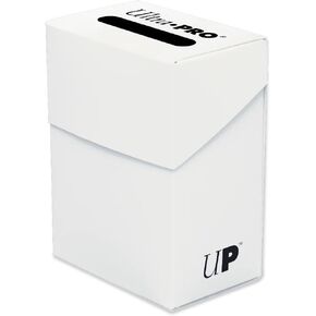 Ultra Pro Solid White Deck Box