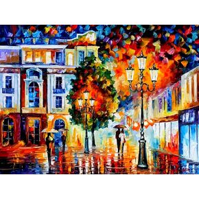 LakeThun Paint by Numbers Kit for Adults Beginners (City Streetscape)