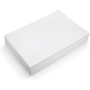 Premium Weight 32lb Bond White 3" x 5" Sheets - Note Paper Memo Sheets (500 Sheets)