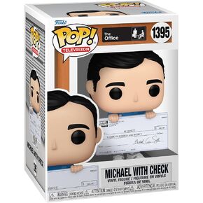 Funko POP! TV: The Office - Michael Scott with Check - 1/6 Odds for Rare Chase Varianteck - Collectable Vinyl Figure - Gift Idea - Official Merchandise - for Kids & Adults - TV Fans
