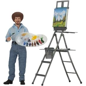 NECA - Bob Ross – 8" Clothed Action Figure – Bob Ross