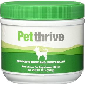 Dog Hip and Joint Support Supplement Soft Chews with Resveratrol, Glucosamine, Chondroitin, Hyaluronic Acid, Bacon Flavor, Large Breed
