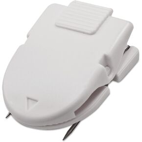 Advantus 75340 Panel Wall Clips for Fabric Panels, Jumbo Size, White, 10/Box