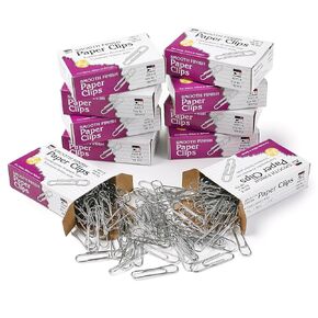 Charles Leonard 201e Clips Standard Paper Clips ، العادية (حزمة 100)