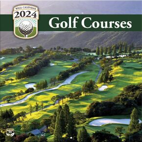 TURNER PHOTOGRAPHIC 2025 Golf Courses 12x12 Photo Wall Calendar (25998940023)