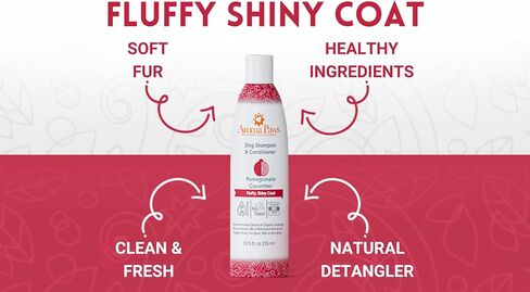 Dog Shampoo and Conditioner - Aromatic Tearless Shampoo for Cleansing, Grooming, and Conditioning - Moisturizing Shampoo for Dogs and Puppies - Lavender Chamomile 13.5 oz in Saudi Arabia
