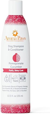 Dog Shampoo and Conditioner - Aromatic Tearless Shampoo for Cleansing, Grooming, and Conditioning - Moisturizing Shampoo for Dogs and Puppies - Lavender Chamomile 13.5 oz in Saudi Arabia