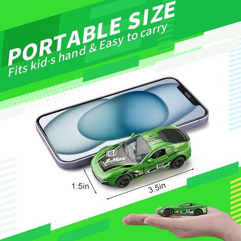 سيارات لعبة Kidami Die-Cast Metal Toy مجموعة من 5 أبواب مقبولة ، وسحب السيارة ، وحزمة هدايا للأطفال (سيارة رسمية) in Kuwait