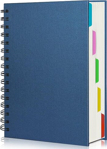 EUSOAR Spiral Lined Notebook, B5 3packs 7.3"x10.2" 120 Pages Black Hardcover Ruled Travel Writing Notebooks Journal, Memo Notepad Sketchbook, Students College Office Business Subject Diary Book in Saudi Arabia