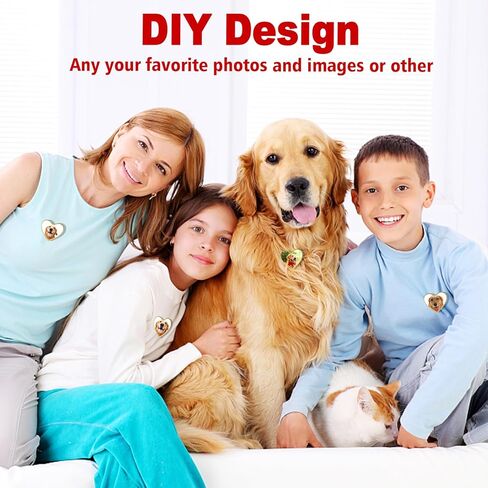 شارة زر DIY ، دبابيس فارغة ، تسامي الفضة الفضة ، دبابيس قاعدة الألومنيوم مع ظهور الفراشة الدبوس لمجوهرات مصنوعة من طية صدر الازليح (مربعة ، ذهبية ، 30 ٪) in Kuwait