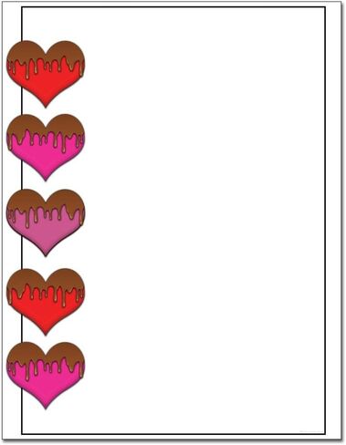 Heart Vines Letterhead Laser & Inkjet Printer Paper, 25 pack in Kuwait