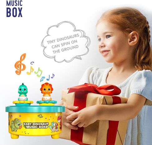 Moon Landing Music Box Theme Cake Topper with Astronaut and Spaceship Dancing Figures - Fly Me to the Moon Melody, No Batteries Required in Saudi Arabia