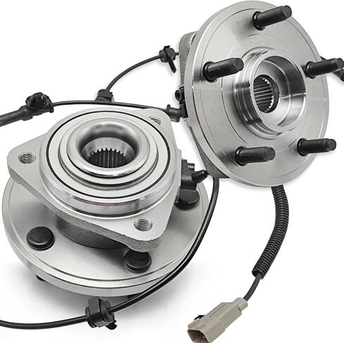 زوج 513214 مجموعة محور العجلة الأمامية متوافقة مع Chevy Cobalt HHR 2008-2010 Malibu 2004-2012، لبونتياك G6 2005-2010، لـ Saturn Aura 2007-2009 محمل محور، 5 عروة مع ABS in Saudi Arabia
