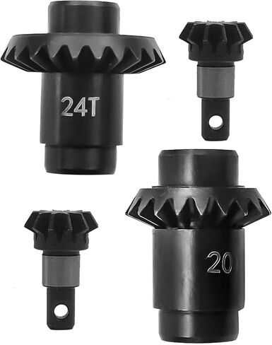 12/24T Overdrive Helical Axle Gear Set Compatible with 1/24 RC Crawler FMS FCX24 FCX18 Alloy Steel Overdrive Gear Set, 2 Sets in Saudi Arabia