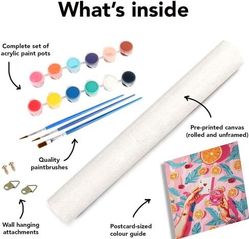 Paint by Numbers Kit for Adults,Retro Records Painting by Numbers,DIY Acrylic Paint Kit Arts and Crafts for Adults Without Frame,Easy Adult Paint by Number Kits on Canvas for Decor 16x20inch in Kuwait