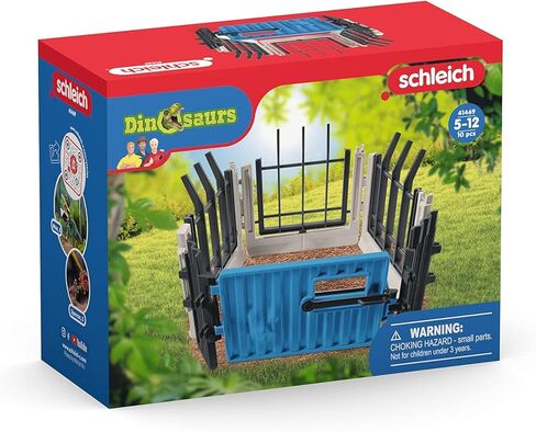 Schleich Dinosaurs ، لعبة الديناصورات ، ألعاب الديناصورات للبنين والبنات من 4 إلى 12 سنة ، لعبة Extend-a-fence ، تتراوح أعمارهم بين 4+ in Kuwait